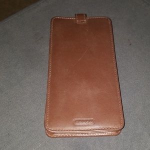Vintage Coach leather eyeglass case